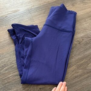 Lululemon purple mesh Leggings